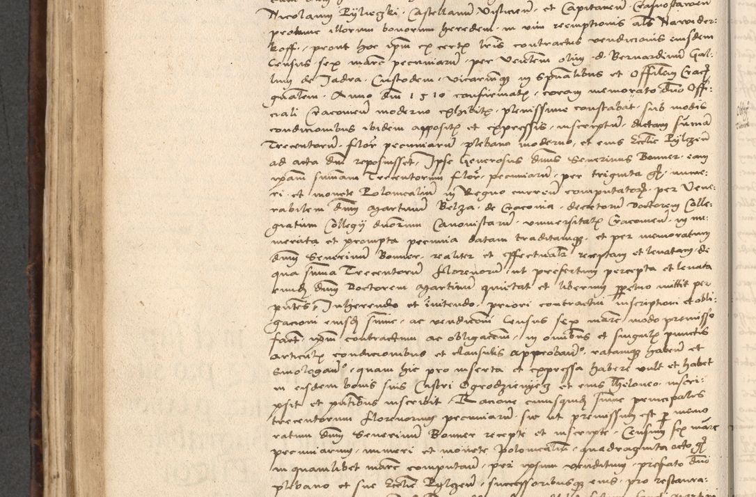 Zdjęcie nr 480 dla obiektu archiwalnego: INRI. Acta actorum, obligacionum et sentenciarum tam interlocutoriarum quam diffinitivarum coram reverendo patre ac egregio viro domino Jacobo Erciss[o]wski decretorum doctorem, canonico et officiali generali Cracoviensi ad annum Domini 1528, indicionem primam, pontificatus sanctissimi in Christo patris et domini domini Clementis divina probidendcia pape seprtimi, annum quintum, per Stanislaum de Mordi legalem consistorii notarium omine felici inchoantur
