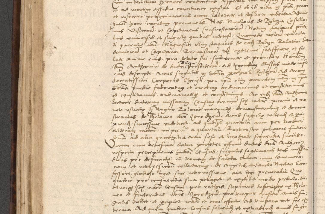 Zdjęcie nr 476 dla obiektu archiwalnego: INRI. Acta actorum, obligacionum et sentenciarum tam interlocutoriarum quam diffinitivarum coram reverendo patre ac egregio viro domino Jacobo Erciss[o]wski decretorum doctorem, canonico et officiali generali Cracoviensi ad annum Domini 1528, indicionem primam, pontificatus sanctissimi in Christo patris et domini domini Clementis divina probidendcia pape seprtimi, annum quintum, per Stanislaum de Mordi legalem consistorii notarium omine felici inchoantur