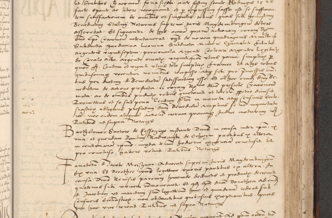 Zdjęcie nr 461 dla obiektu archiwalnego: INRI. Acta actorum, obligacionum et sentenciarum tam interlocutoriarum quam diffinitivarum coram reverendo patre ac egregio viro domino Jacobo Erciss[o]wski decretorum doctorem, canonico et officiali generali Cracoviensi ad annum Domini 1528, indicionem primam, pontificatus sanctissimi in Christo patris et domini domini Clementis divina probidendcia pape seprtimi, annum quintum, per Stanislaum de Mordi legalem consistorii notarium omine felici inchoantur