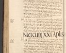 Zdjęcie nr 458 dla obiektu archiwalnego: INRI. Acta actorum, obligacionum et sentenciarum tam interlocutoriarum quam diffinitivarum coram reverendo patre ac egregio viro domino Jacobo Erciss[o]wski decretorum doctorem, canonico et officiali generali Cracoviensi ad annum Domini 1528, indicionem primam, pontificatus sanctissimi in Christo patris et domini domini Clementis divina probidendcia pape seprtimi, annum quintum, per Stanislaum de Mordi legalem consistorii notarium omine felici inchoantur