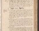 Zdjęcie nr 453 dla obiektu archiwalnego: INRI. Acta actorum, obligacionum et sentenciarum tam interlocutoriarum quam diffinitivarum coram reverendo patre ac egregio viro domino Jacobo Erciss[o]wski decretorum doctorem, canonico et officiali generali Cracoviensi ad annum Domini 1528, indicionem primam, pontificatus sanctissimi in Christo patris et domini domini Clementis divina probidendcia pape seprtimi, annum quintum, per Stanislaum de Mordi legalem consistorii notarium omine felici inchoantur