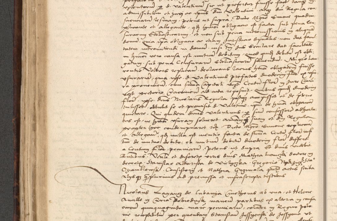 Zdjęcie nr 446 dla obiektu archiwalnego: INRI. Acta actorum, obligacionum et sentenciarum tam interlocutoriarum quam diffinitivarum coram reverendo patre ac egregio viro domino Jacobo Erciss[o]wski decretorum doctorem, canonico et officiali generali Cracoviensi ad annum Domini 1528, indicionem primam, pontificatus sanctissimi in Christo patris et domini domini Clementis divina probidendcia pape seprtimi, annum quintum, per Stanislaum de Mordi legalem consistorii notarium omine felici inchoantur