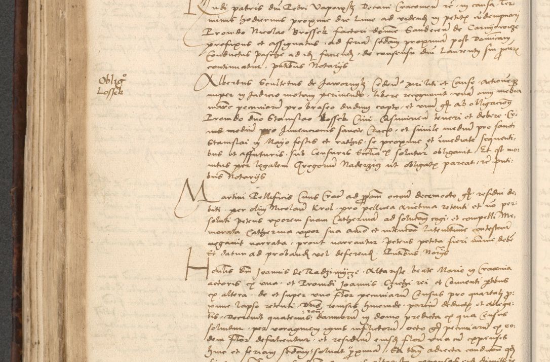 Zdjęcie nr 432 dla obiektu archiwalnego: INRI. Acta actorum, obligacionum et sentenciarum tam interlocutoriarum quam diffinitivarum coram reverendo patre ac egregio viro domino Jacobo Erciss[o]wski decretorum doctorem, canonico et officiali generali Cracoviensi ad annum Domini 1528, indicionem primam, pontificatus sanctissimi in Christo patris et domini domini Clementis divina probidendcia pape seprtimi, annum quintum, per Stanislaum de Mordi legalem consistorii notarium omine felici inchoantur