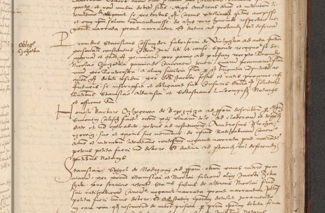 Zdjęcie nr 431 dla obiektu archiwalnego: INRI. Acta actorum, obligacionum et sentenciarum tam interlocutoriarum quam diffinitivarum coram reverendo patre ac egregio viro domino Jacobo Erciss[o]wski decretorum doctorem, canonico et officiali generali Cracoviensi ad annum Domini 1528, indicionem primam, pontificatus sanctissimi in Christo patris et domini domini Clementis divina probidendcia pape seprtimi, annum quintum, per Stanislaum de Mordi legalem consistorii notarium omine felici inchoantur