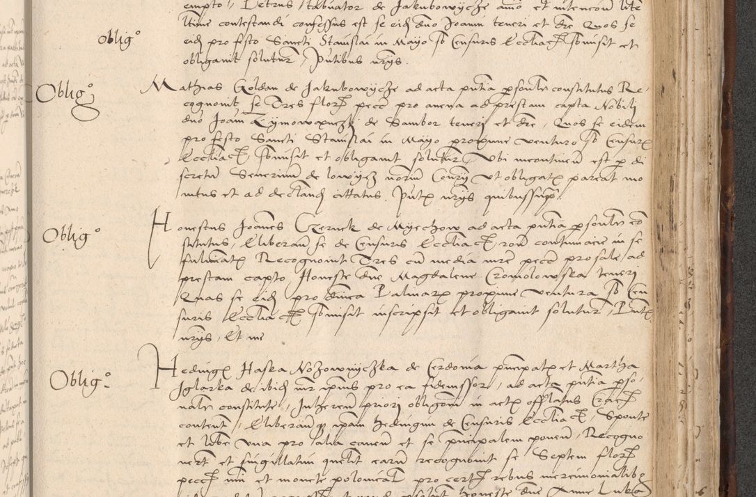 Zdjęcie nr 791 dla obiektu archiwalnego: INRI. Acta actorum, obligacionum et sentenciarum tam interlocutoriarum quam diffinitivarum coram reverendo patre ac egregio viro domino Jacobo Erciss[o]wski decretorum doctorem, canonico et officiali generali Cracoviensi ad annum Domini 1528, indicionem primam, pontificatus sanctissimi in Christo patris et domini domini Clementis divina probidendcia pape seprtimi, annum quintum, per Stanislaum de Mordi legalem consistorii notarium omine felici inchoantur
