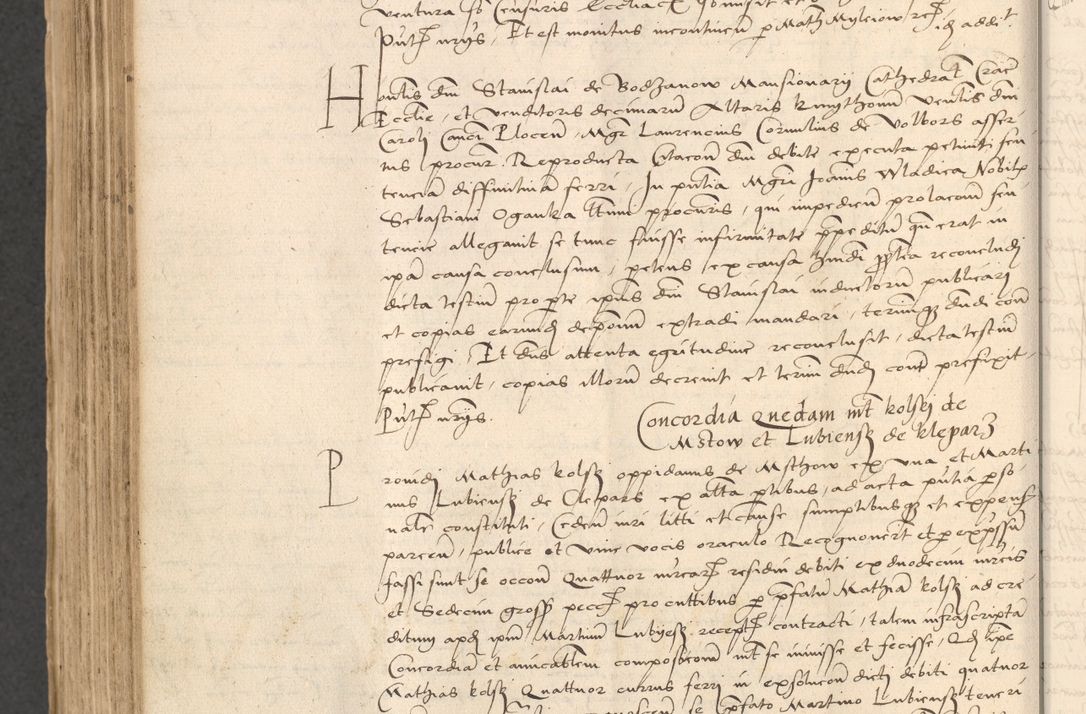 Zdjęcie nr 788 dla obiektu archiwalnego: INRI. Acta actorum, obligacionum et sentenciarum tam interlocutoriarum quam diffinitivarum coram reverendo patre ac egregio viro domino Jacobo Erciss[o]wski decretorum doctorem, canonico et officiali generali Cracoviensi ad annum Domini 1528, indicionem primam, pontificatus sanctissimi in Christo patris et domini domini Clementis divina probidendcia pape seprtimi, annum quintum, per Stanislaum de Mordi legalem consistorii notarium omine felici inchoantur