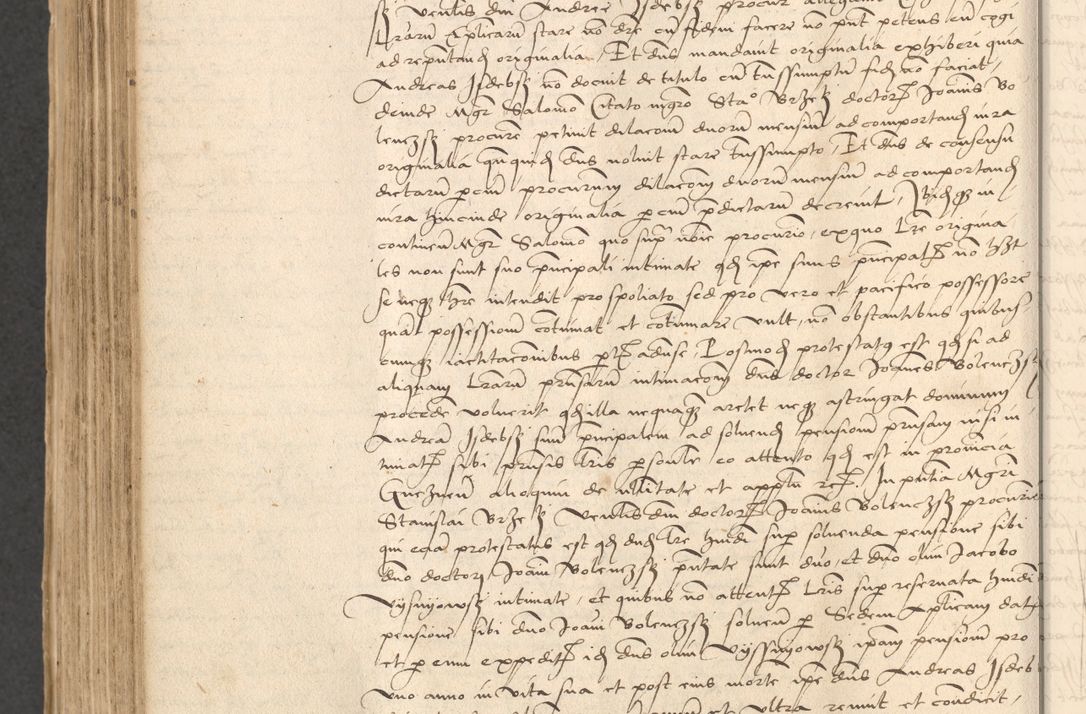 Zdjęcie nr 784 dla obiektu archiwalnego: INRI. Acta actorum, obligacionum et sentenciarum tam interlocutoriarum quam diffinitivarum coram reverendo patre ac egregio viro domino Jacobo Erciss[o]wski decretorum doctorem, canonico et officiali generali Cracoviensi ad annum Domini 1528, indicionem primam, pontificatus sanctissimi in Christo patris et domini domini Clementis divina probidendcia pape seprtimi, annum quintum, per Stanislaum de Mordi legalem consistorii notarium omine felici inchoantur