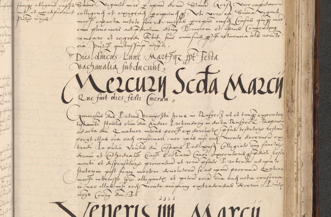 Zdjęcie nr 779 dla obiektu archiwalnego: INRI. Acta actorum, obligacionum et sentenciarum tam interlocutoriarum quam diffinitivarum coram reverendo patre ac egregio viro domino Jacobo Erciss[o]wski decretorum doctorem, canonico et officiali generali Cracoviensi ad annum Domini 1528, indicionem primam, pontificatus sanctissimi in Christo patris et domini domini Clementis divina probidendcia pape seprtimi, annum quintum, per Stanislaum de Mordi legalem consistorii notarium omine felici inchoantur