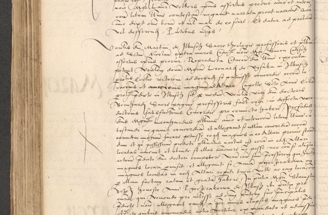 Zdjęcie nr 780 dla obiektu archiwalnego: INRI. Acta actorum, obligacionum et sentenciarum tam interlocutoriarum quam diffinitivarum coram reverendo patre ac egregio viro domino Jacobo Erciss[o]wski decretorum doctorem, canonico et officiali generali Cracoviensi ad annum Domini 1528, indicionem primam, pontificatus sanctissimi in Christo patris et domini domini Clementis divina probidendcia pape seprtimi, annum quintum, per Stanislaum de Mordi legalem consistorii notarium omine felici inchoantur