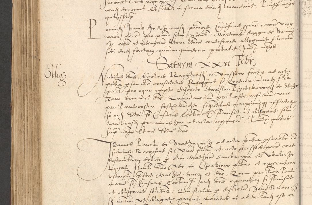 Zdjęcie nr 778 dla obiektu archiwalnego: INRI. Acta actorum, obligacionum et sentenciarum tam interlocutoriarum quam diffinitivarum coram reverendo patre ac egregio viro domino Jacobo Erciss[o]wski decretorum doctorem, canonico et officiali generali Cracoviensi ad annum Domini 1528, indicionem primam, pontificatus sanctissimi in Christo patris et domini domini Clementis divina probidendcia pape seprtimi, annum quintum, per Stanislaum de Mordi legalem consistorii notarium omine felici inchoantur