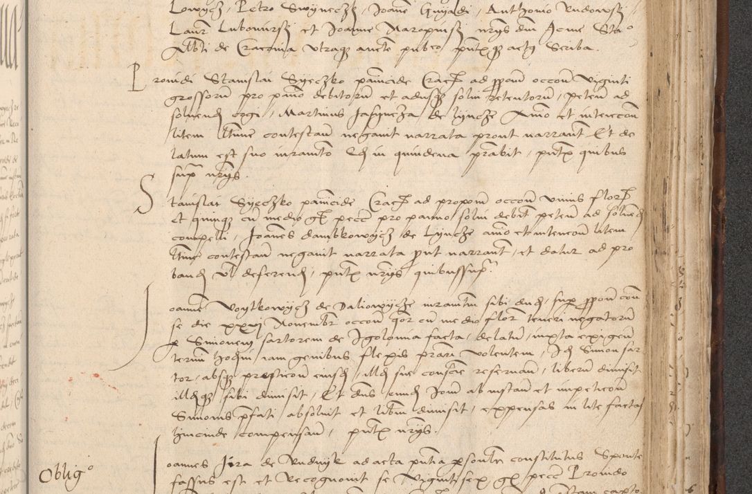 Zdjęcie nr 755 dla obiektu archiwalnego: INRI. Acta actorum, obligacionum et sentenciarum tam interlocutoriarum quam diffinitivarum coram reverendo patre ac egregio viro domino Jacobo Erciss[o]wski decretorum doctorem, canonico et officiali generali Cracoviensi ad annum Domini 1528, indicionem primam, pontificatus sanctissimi in Christo patris et domini domini Clementis divina probidendcia pape seprtimi, annum quintum, per Stanislaum de Mordi legalem consistorii notarium omine felici inchoantur