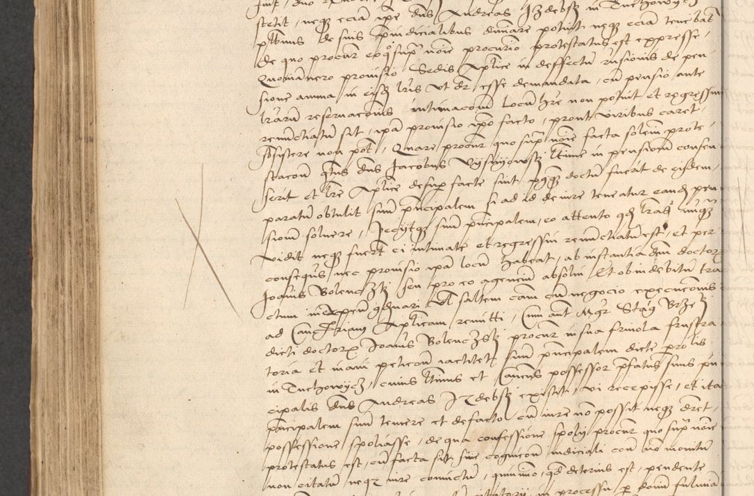 Zdjęcie nr 750 dla obiektu archiwalnego: INRI. Acta actorum, obligacionum et sentenciarum tam interlocutoriarum quam diffinitivarum coram reverendo patre ac egregio viro domino Jacobo Erciss[o]wski decretorum doctorem, canonico et officiali generali Cracoviensi ad annum Domini 1528, indicionem primam, pontificatus sanctissimi in Christo patris et domini domini Clementis divina probidendcia pape seprtimi, annum quintum, per Stanislaum de Mordi legalem consistorii notarium omine felici inchoantur