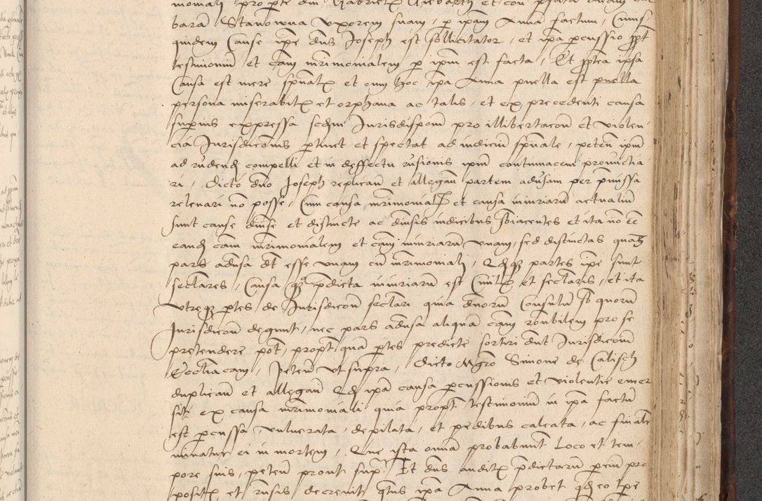 Zdjęcie nr 737 dla obiektu archiwalnego: INRI. Acta actorum, obligacionum et sentenciarum tam interlocutoriarum quam diffinitivarum coram reverendo patre ac egregio viro domino Jacobo Erciss[o]wski decretorum doctorem, canonico et officiali generali Cracoviensi ad annum Domini 1528, indicionem primam, pontificatus sanctissimi in Christo patris et domini domini Clementis divina probidendcia pape seprtimi, annum quintum, per Stanislaum de Mordi legalem consistorii notarium omine felici inchoantur