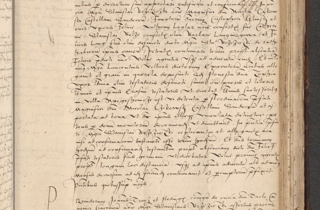 Zdjęcie nr 725 dla obiektu archiwalnego: INRI. Acta actorum, obligacionum et sentenciarum tam interlocutoriarum quam diffinitivarum coram reverendo patre ac egregio viro domino Jacobo Erciss[o]wski decretorum doctorem, canonico et officiali generali Cracoviensi ad annum Domini 1528, indicionem primam, pontificatus sanctissimi in Christo patris et domini domini Clementis divina probidendcia pape seprtimi, annum quintum, per Stanislaum de Mordi legalem consistorii notarium omine felici inchoantur