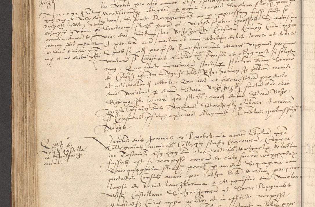 Zdjęcie nr 704 dla obiektu archiwalnego: INRI. Acta actorum, obligacionum et sentenciarum tam interlocutoriarum quam diffinitivarum coram reverendo patre ac egregio viro domino Jacobo Erciss[o]wski decretorum doctorem, canonico et officiali generali Cracoviensi ad annum Domini 1528, indicionem primam, pontificatus sanctissimi in Christo patris et domini domini Clementis divina probidendcia pape seprtimi, annum quintum, per Stanislaum de Mordi legalem consistorii notarium omine felici inchoantur