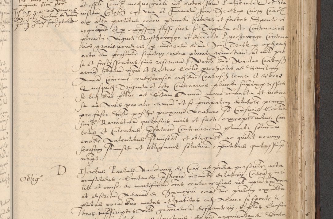 Zdjęcie nr 697 dla obiektu archiwalnego: INRI. Acta actorum, obligacionum et sentenciarum tam interlocutoriarum quam diffinitivarum coram reverendo patre ac egregio viro domino Jacobo Erciss[o]wski decretorum doctorem, canonico et officiali generali Cracoviensi ad annum Domini 1528, indicionem primam, pontificatus sanctissimi in Christo patris et domini domini Clementis divina probidendcia pape seprtimi, annum quintum, per Stanislaum de Mordi legalem consistorii notarium omine felici inchoantur