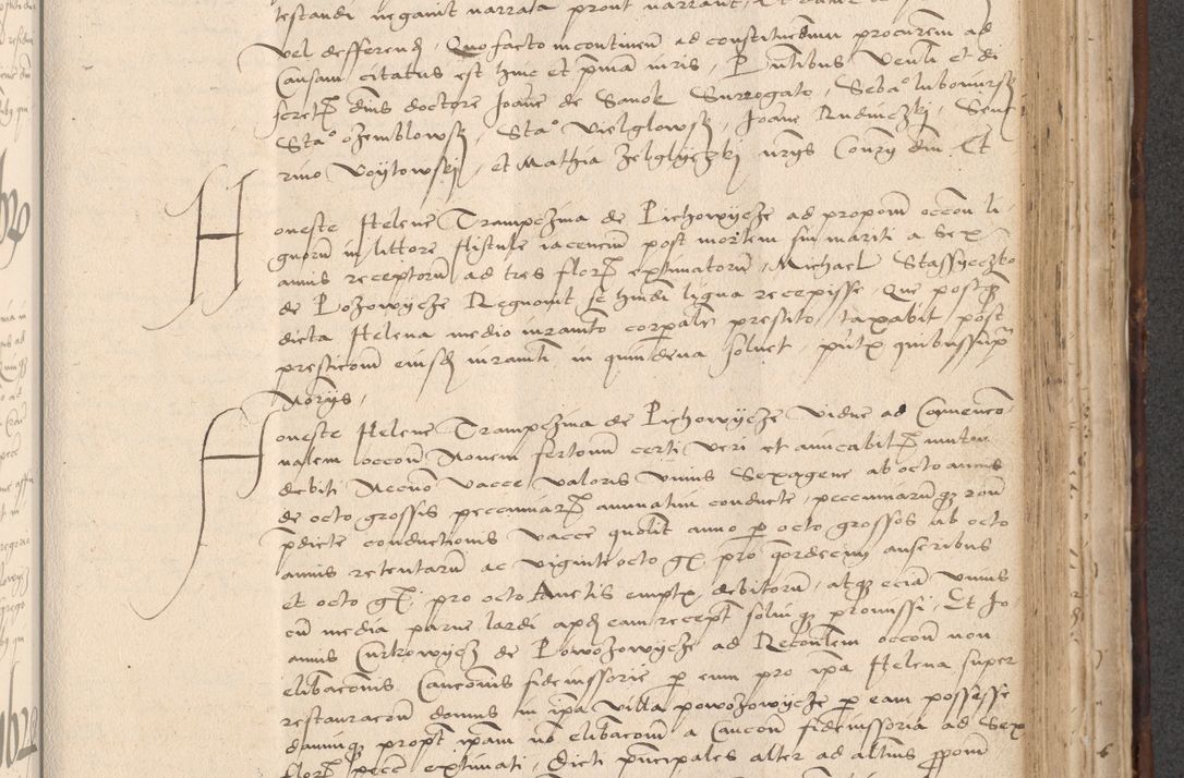 Zdjęcie nr 689 dla obiektu archiwalnego: INRI. Acta actorum, obligacionum et sentenciarum tam interlocutoriarum quam diffinitivarum coram reverendo patre ac egregio viro domino Jacobo Erciss[o]wski decretorum doctorem, canonico et officiali generali Cracoviensi ad annum Domini 1528, indicionem primam, pontificatus sanctissimi in Christo patris et domini domini Clementis divina probidendcia pape seprtimi, annum quintum, per Stanislaum de Mordi legalem consistorii notarium omine felici inchoantur