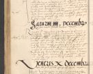 Zdjęcie nr 688 dla obiektu archiwalnego: INRI. Acta actorum, obligacionum et sentenciarum tam interlocutoriarum quam diffinitivarum coram reverendo patre ac egregio viro domino Jacobo Erciss[o]wski decretorum doctorem, canonico et officiali generali Cracoviensi ad annum Domini 1528, indicionem primam, pontificatus sanctissimi in Christo patris et domini domini Clementis divina probidendcia pape seprtimi, annum quintum, per Stanislaum de Mordi legalem consistorii notarium omine felici inchoantur