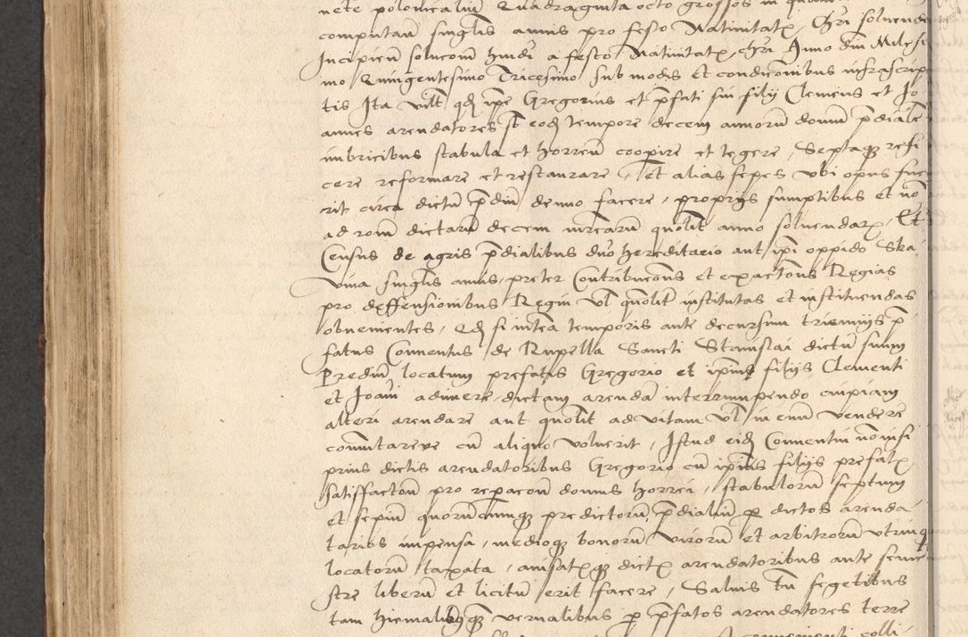 Zdjęcie nr 674 dla obiektu archiwalnego: INRI. Acta actorum, obligacionum et sentenciarum tam interlocutoriarum quam diffinitivarum coram reverendo patre ac egregio viro domino Jacobo Erciss[o]wski decretorum doctorem, canonico et officiali generali Cracoviensi ad annum Domini 1528, indicionem primam, pontificatus sanctissimi in Christo patris et domini domini Clementis divina probidendcia pape seprtimi, annum quintum, per Stanislaum de Mordi legalem consistorii notarium omine felici inchoantur