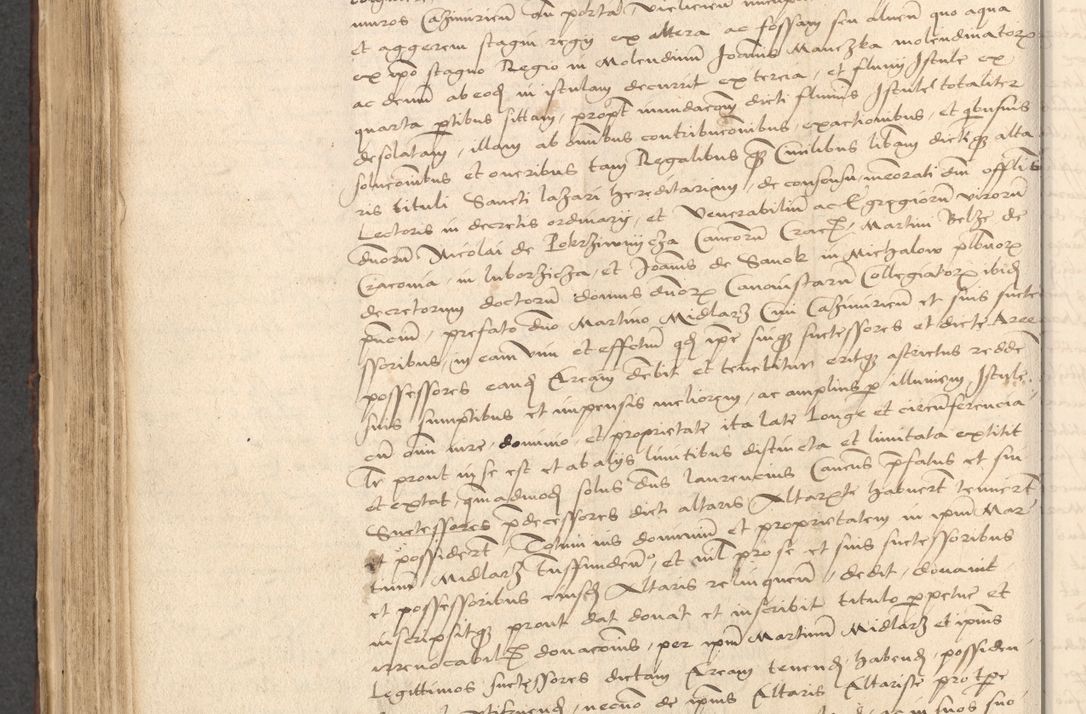 Zdjęcie nr 662 dla obiektu archiwalnego: INRI. Acta actorum, obligacionum et sentenciarum tam interlocutoriarum quam diffinitivarum coram reverendo patre ac egregio viro domino Jacobo Erciss[o]wski decretorum doctorem, canonico et officiali generali Cracoviensi ad annum Domini 1528, indicionem primam, pontificatus sanctissimi in Christo patris et domini domini Clementis divina probidendcia pape seprtimi, annum quintum, per Stanislaum de Mordi legalem consistorii notarium omine felici inchoantur