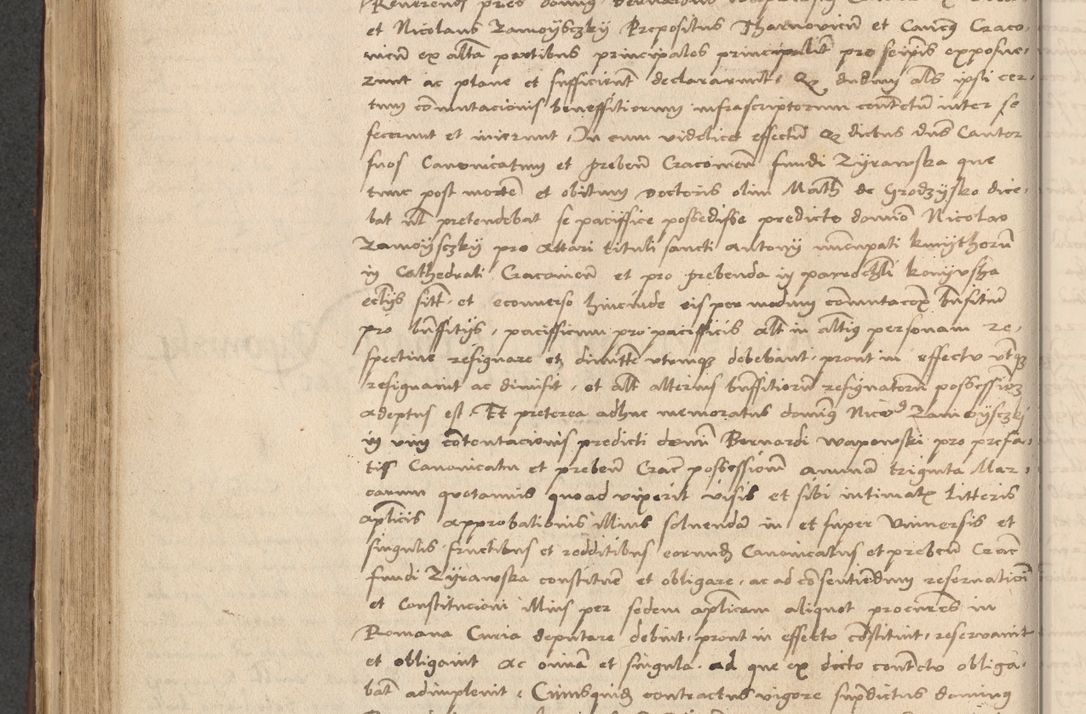 Zdjęcie nr 640 dla obiektu archiwalnego: INRI. Acta actorum, obligacionum et sentenciarum tam interlocutoriarum quam diffinitivarum coram reverendo patre ac egregio viro domino Jacobo Erciss[o]wski decretorum doctorem, canonico et officiali generali Cracoviensi ad annum Domini 1528, indicionem primam, pontificatus sanctissimi in Christo patris et domini domini Clementis divina probidendcia pape seprtimi, annum quintum, per Stanislaum de Mordi legalem consistorii notarium omine felici inchoantur