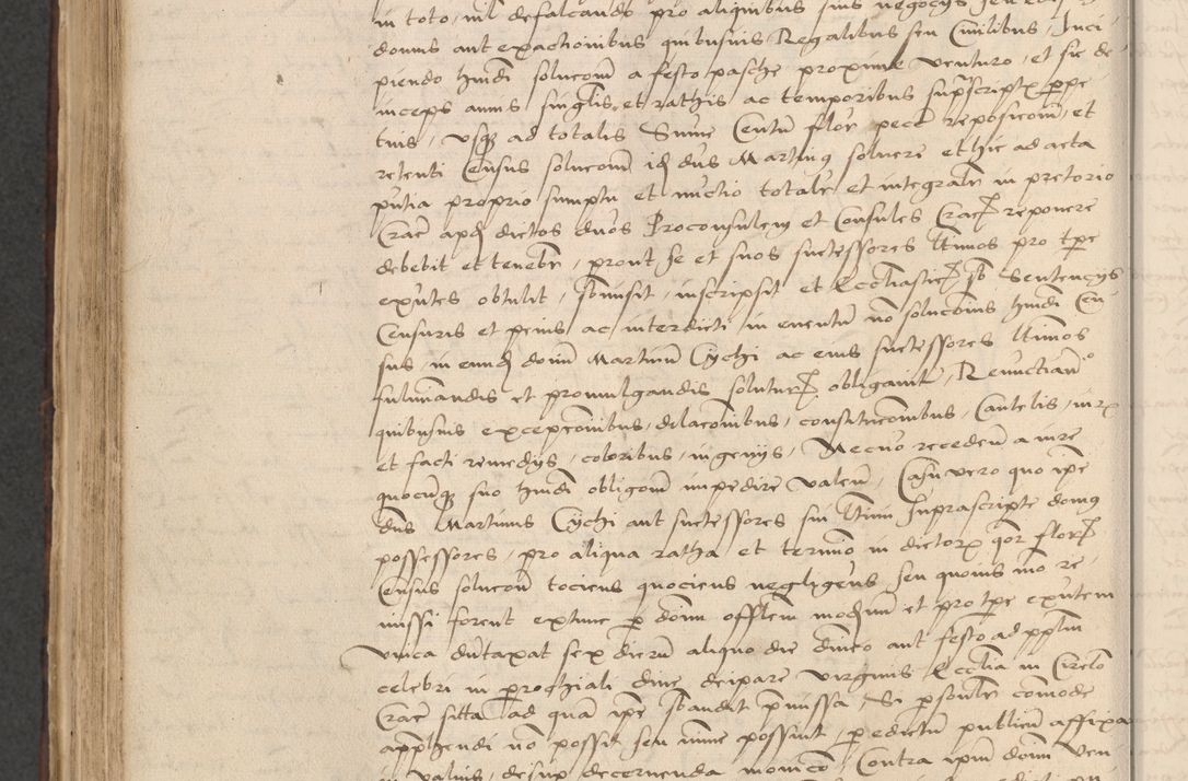 Zdjęcie nr 636 dla obiektu archiwalnego: INRI. Acta actorum, obligacionum et sentenciarum tam interlocutoriarum quam diffinitivarum coram reverendo patre ac egregio viro domino Jacobo Erciss[o]wski decretorum doctorem, canonico et officiali generali Cracoviensi ad annum Domini 1528, indicionem primam, pontificatus sanctissimi in Christo patris et domini domini Clementis divina probidendcia pape seprtimi, annum quintum, per Stanislaum de Mordi legalem consistorii notarium omine felici inchoantur