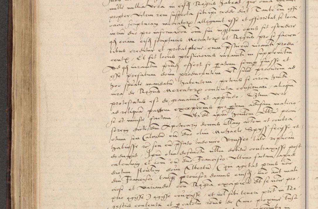 Zdjęcie nr 620 dla obiektu archiwalnego: INRI. Acta actorum, obligacionum et sentenciarum tam interlocutoriarum quam diffinitivarum coram reverendo patre ac egregio viro domino Jacobo Erciss[o]wski decretorum doctorem, canonico et officiali generali Cracoviensi ad annum Domini 1528, indicionem primam, pontificatus sanctissimi in Christo patris et domini domini Clementis divina probidendcia pape seprtimi, annum quintum, per Stanislaum de Mordi legalem consistorii notarium omine felici inchoantur