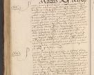 Zdjęcie nr 614 dla obiektu archiwalnego: INRI. Acta actorum, obligacionum et sentenciarum tam interlocutoriarum quam diffinitivarum coram reverendo patre ac egregio viro domino Jacobo Erciss[o]wski decretorum doctorem, canonico et officiali generali Cracoviensi ad annum Domini 1528, indicionem primam, pontificatus sanctissimi in Christo patris et domini domini Clementis divina probidendcia pape seprtimi, annum quintum, per Stanislaum de Mordi legalem consistorii notarium omine felici inchoantur