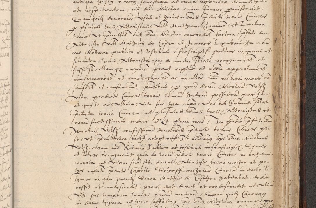 Zdjęcie nr 805 dla obiektu archiwalnego: INRI. Acta actorum, obligacionum et sentenciarum tam interlocutoriarum quam diffinitivarum coram reverendo patre ac egregio viro domino Jacobo Erciss[o]wski decretorum doctorem, canonico et officiali generali Cracoviensi ad annum Domini 1528, indicionem primam, pontificatus sanctissimi in Christo patris et domini domini Clementis divina probidendcia pape seprtimi, annum quintum, per Stanislaum de Mordi legalem consistorii notarium omine felici inchoantur