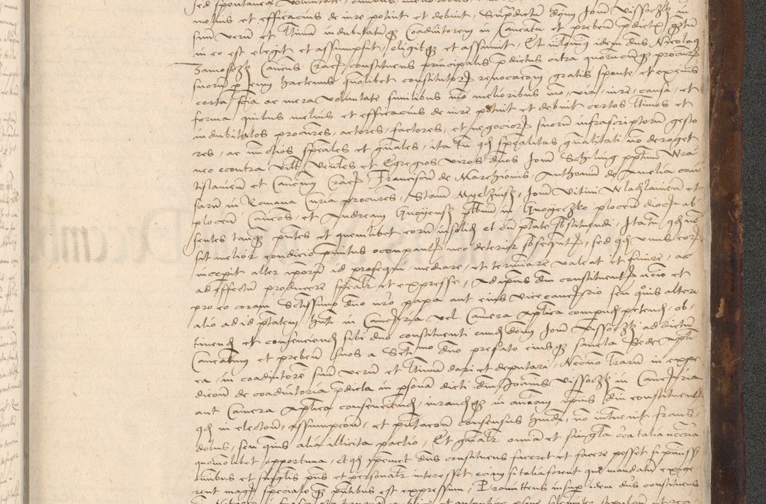 Zdjęcie nr 1093 dla obiektu archiwalnego: INRI. Acta actorum, obligacionum et sentenciarum tam interlocutoriarum quam diffinitivarum coram reverendo patre ac egregio viro domino Jacobo Erciss[o]wski decretorum doctorem, canonico et officiali generali Cracoviensi ad annum Domini 1528, indicionem primam, pontificatus sanctissimi in Christo patris et domini domini Clementis divina probidendcia pape seprtimi, annum quintum, per Stanislaum de Mordi legalem consistorii notarium omine felici inchoantur