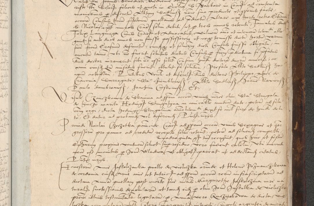 Zdjęcie nr 1085 dla obiektu archiwalnego: INRI. Acta actorum, obligacionum et sentenciarum tam interlocutoriarum quam diffinitivarum coram reverendo patre ac egregio viro domino Jacobo Erciss[o]wski decretorum doctorem, canonico et officiali generali Cracoviensi ad annum Domini 1528, indicionem primam, pontificatus sanctissimi in Christo patris et domini domini Clementis divina probidendcia pape seprtimi, annum quintum, per Stanislaum de Mordi legalem consistorii notarium omine felici inchoantur