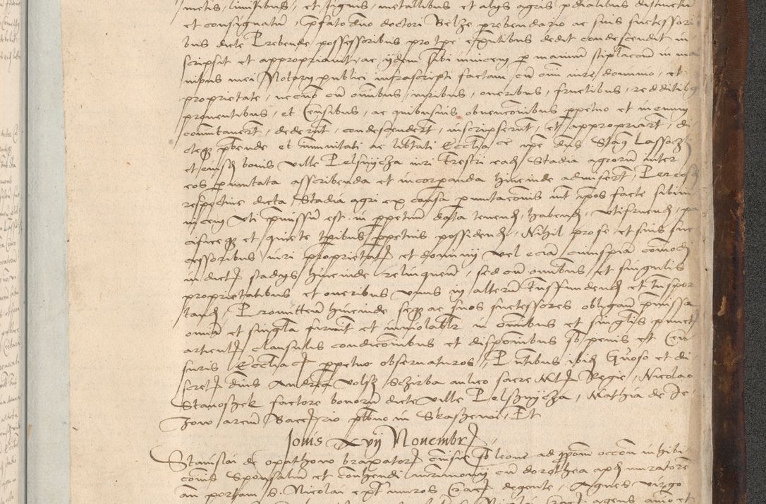 Zdjęcie nr 1083 dla obiektu archiwalnego: INRI. Acta actorum, obligacionum et sentenciarum tam interlocutoriarum quam diffinitivarum coram reverendo patre ac egregio viro domino Jacobo Erciss[o]wski decretorum doctorem, canonico et officiali generali Cracoviensi ad annum Domini 1528, indicionem primam, pontificatus sanctissimi in Christo patris et domini domini Clementis divina probidendcia pape seprtimi, annum quintum, per Stanislaum de Mordi legalem consistorii notarium omine felici inchoantur