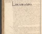 Zdjęcie nr 1062 dla obiektu archiwalnego: INRI. Acta actorum, obligacionum et sentenciarum tam interlocutoriarum quam diffinitivarum coram reverendo patre ac egregio viro domino Jacobo Erciss[o]wski decretorum doctorem, canonico et officiali generali Cracoviensi ad annum Domini 1528, indicionem primam, pontificatus sanctissimi in Christo patris et domini domini Clementis divina probidendcia pape seprtimi, annum quintum, per Stanislaum de Mordi legalem consistorii notarium omine felici inchoantur