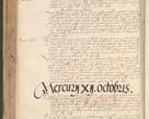 Zdjęcie nr 1058 dla obiektu archiwalnego: INRI. Acta actorum, obligacionum et sentenciarum tam interlocutoriarum quam diffinitivarum coram reverendo patre ac egregio viro domino Jacobo Erciss[o]wski decretorum doctorem, canonico et officiali generali Cracoviensi ad annum Domini 1528, indicionem primam, pontificatus sanctissimi in Christo patris et domini domini Clementis divina probidendcia pape seprtimi, annum quintum, per Stanislaum de Mordi legalem consistorii notarium omine felici inchoantur