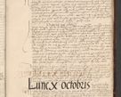 Zdjęcie nr 1057 dla obiektu archiwalnego: INRI. Acta actorum, obligacionum et sentenciarum tam interlocutoriarum quam diffinitivarum coram reverendo patre ac egregio viro domino Jacobo Erciss[o]wski decretorum doctorem, canonico et officiali generali Cracoviensi ad annum Domini 1528, indicionem primam, pontificatus sanctissimi in Christo patris et domini domini Clementis divina probidendcia pape seprtimi, annum quintum, per Stanislaum de Mordi legalem consistorii notarium omine felici inchoantur