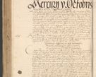 Zdjęcie nr 1050 dla obiektu archiwalnego: INRI. Acta actorum, obligacionum et sentenciarum tam interlocutoriarum quam diffinitivarum coram reverendo patre ac egregio viro domino Jacobo Erciss[o]wski decretorum doctorem, canonico et officiali generali Cracoviensi ad annum Domini 1528, indicionem primam, pontificatus sanctissimi in Christo patris et domini domini Clementis divina probidendcia pape seprtimi, annum quintum, per Stanislaum de Mordi legalem consistorii notarium omine felici inchoantur