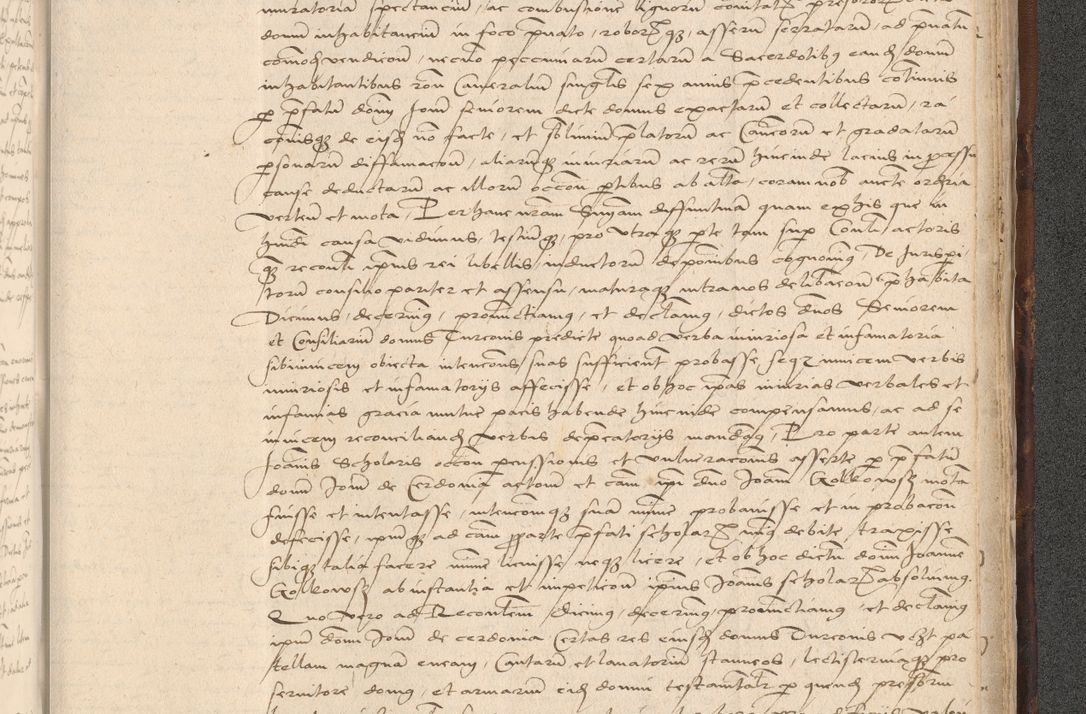 Zdjęcie nr 1047 dla obiektu archiwalnego: INRI. Acta actorum, obligacionum et sentenciarum tam interlocutoriarum quam diffinitivarum coram reverendo patre ac egregio viro domino Jacobo Erciss[o]wski decretorum doctorem, canonico et officiali generali Cracoviensi ad annum Domini 1528, indicionem primam, pontificatus sanctissimi in Christo patris et domini domini Clementis divina probidendcia pape seprtimi, annum quintum, per Stanislaum de Mordi legalem consistorii notarium omine felici inchoantur