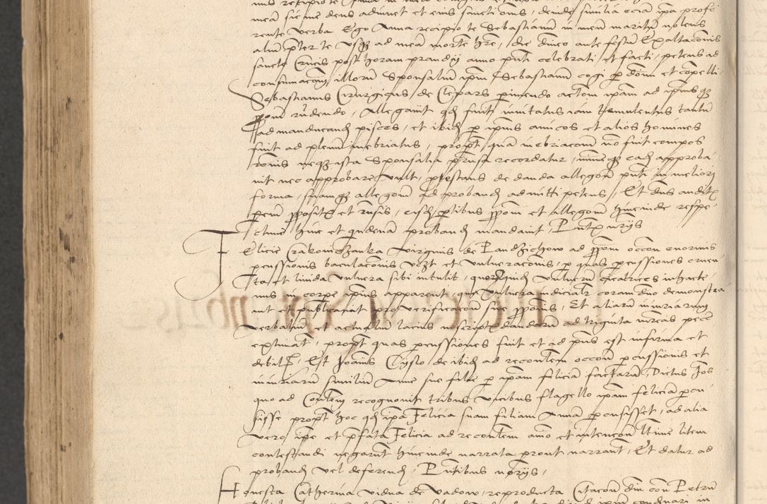 Zdjęcie nr 1046 dla obiektu archiwalnego: INRI. Acta actorum, obligacionum et sentenciarum tam interlocutoriarum quam diffinitivarum coram reverendo patre ac egregio viro domino Jacobo Erciss[o]wski decretorum doctorem, canonico et officiali generali Cracoviensi ad annum Domini 1528, indicionem primam, pontificatus sanctissimi in Christo patris et domini domini Clementis divina probidendcia pape seprtimi, annum quintum, per Stanislaum de Mordi legalem consistorii notarium omine felici inchoantur