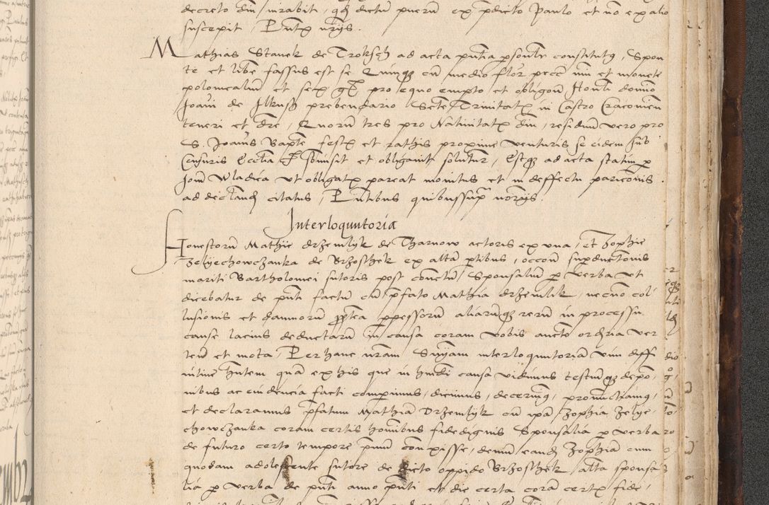 Zdjęcie nr 1033 dla obiektu archiwalnego: INRI. Acta actorum, obligacionum et sentenciarum tam interlocutoriarum quam diffinitivarum coram reverendo patre ac egregio viro domino Jacobo Erciss[o]wski decretorum doctorem, canonico et officiali generali Cracoviensi ad annum Domini 1528, indicionem primam, pontificatus sanctissimi in Christo patris et domini domini Clementis divina probidendcia pape seprtimi, annum quintum, per Stanislaum de Mordi legalem consistorii notarium omine felici inchoantur