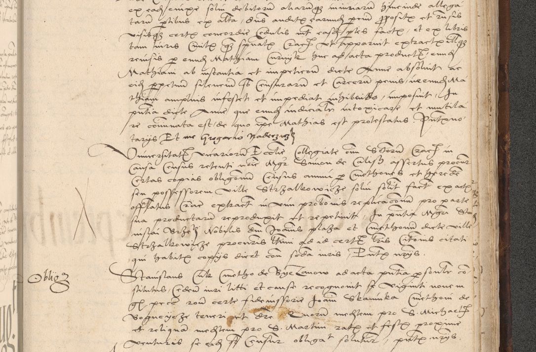 Zdjęcie nr 1025 dla obiektu archiwalnego: INRI. Acta actorum, obligacionum et sentenciarum tam interlocutoriarum quam diffinitivarum coram reverendo patre ac egregio viro domino Jacobo Erciss[o]wski decretorum doctorem, canonico et officiali generali Cracoviensi ad annum Domini 1528, indicionem primam, pontificatus sanctissimi in Christo patris et domini domini Clementis divina probidendcia pape seprtimi, annum quintum, per Stanislaum de Mordi legalem consistorii notarium omine felici inchoantur
