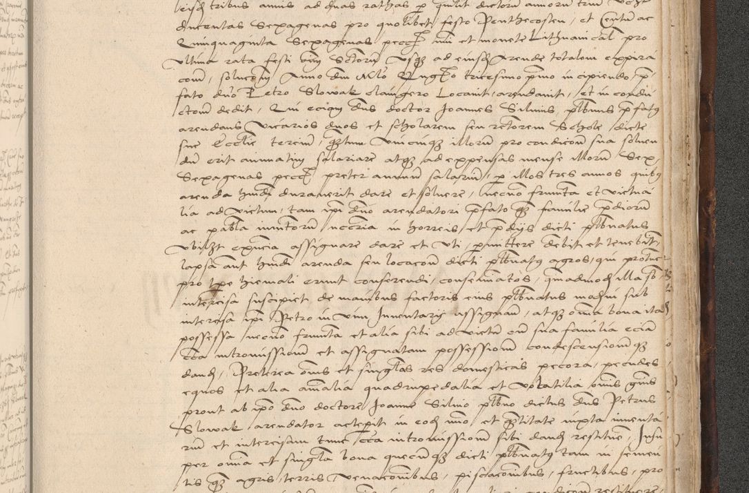 Zdjęcie nr 1017 dla obiektu archiwalnego: INRI. Acta actorum, obligacionum et sentenciarum tam interlocutoriarum quam diffinitivarum coram reverendo patre ac egregio viro domino Jacobo Erciss[o]wski decretorum doctorem, canonico et officiali generali Cracoviensi ad annum Domini 1528, indicionem primam, pontificatus sanctissimi in Christo patris et domini domini Clementis divina probidendcia pape seprtimi, annum quintum, per Stanislaum de Mordi legalem consistorii notarium omine felici inchoantur
