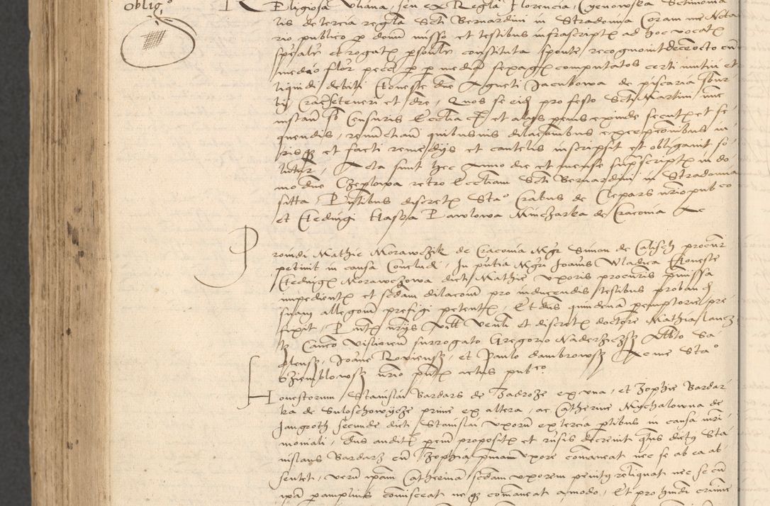 Zdjęcie nr 1010 dla obiektu archiwalnego: INRI. Acta actorum, obligacionum et sentenciarum tam interlocutoriarum quam diffinitivarum coram reverendo patre ac egregio viro domino Jacobo Erciss[o]wski decretorum doctorem, canonico et officiali generali Cracoviensi ad annum Domini 1528, indicionem primam, pontificatus sanctissimi in Christo patris et domini domini Clementis divina probidendcia pape seprtimi, annum quintum, per Stanislaum de Mordi legalem consistorii notarium omine felici inchoantur