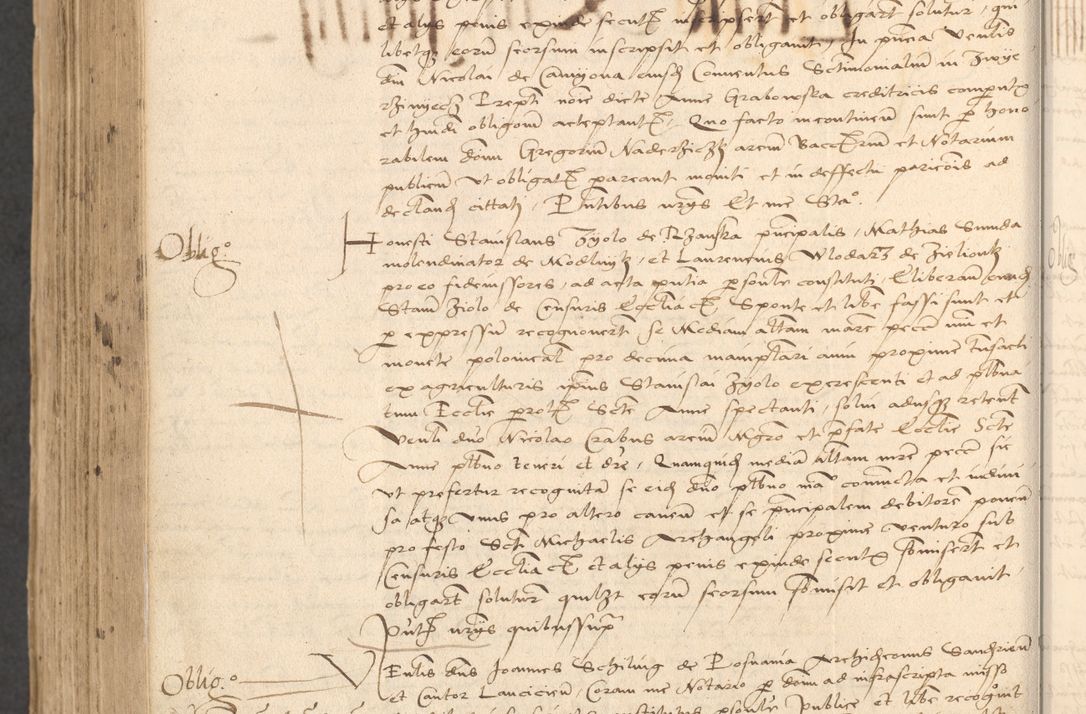 Zdjęcie nr 960 dla obiektu archiwalnego: INRI. Acta actorum, obligacionum et sentenciarum tam interlocutoriarum quam diffinitivarum coram reverendo patre ac egregio viro domino Jacobo Erciss[o]wski decretorum doctorem, canonico et officiali generali Cracoviensi ad annum Domini 1528, indicionem primam, pontificatus sanctissimi in Christo patris et domini domini Clementis divina probidendcia pape seprtimi, annum quintum, per Stanislaum de Mordi legalem consistorii notarium omine felici inchoantur