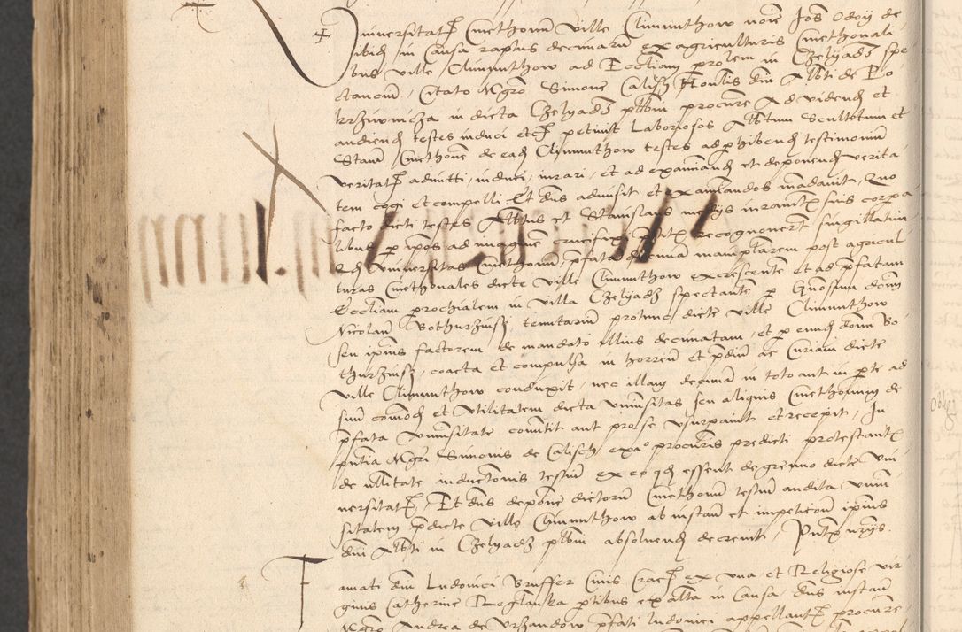 Zdjęcie nr 952 dla obiektu archiwalnego: INRI. Acta actorum, obligacionum et sentenciarum tam interlocutoriarum quam diffinitivarum coram reverendo patre ac egregio viro domino Jacobo Erciss[o]wski decretorum doctorem, canonico et officiali generali Cracoviensi ad annum Domini 1528, indicionem primam, pontificatus sanctissimi in Christo patris et domini domini Clementis divina probidendcia pape seprtimi, annum quintum, per Stanislaum de Mordi legalem consistorii notarium omine felici inchoantur