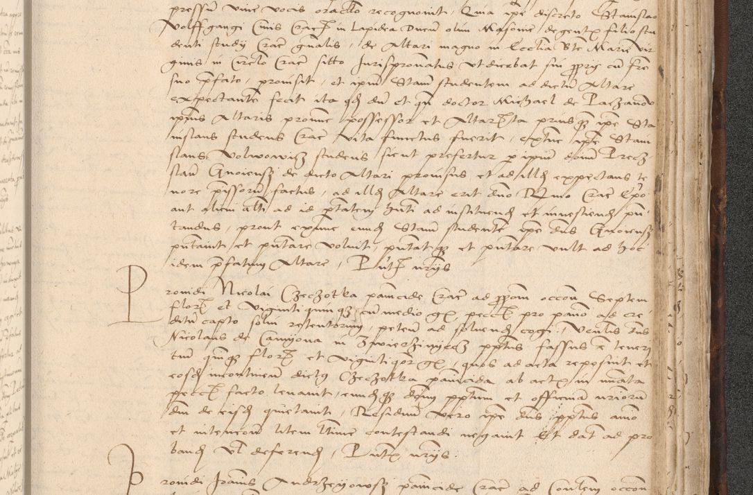 Zdjęcie nr 947 dla obiektu archiwalnego: INRI. Acta actorum, obligacionum et sentenciarum tam interlocutoriarum quam diffinitivarum coram reverendo patre ac egregio viro domino Jacobo Erciss[o]wski decretorum doctorem, canonico et officiali generali Cracoviensi ad annum Domini 1528, indicionem primam, pontificatus sanctissimi in Christo patris et domini domini Clementis divina probidendcia pape seprtimi, annum quintum, per Stanislaum de Mordi legalem consistorii notarium omine felici inchoantur