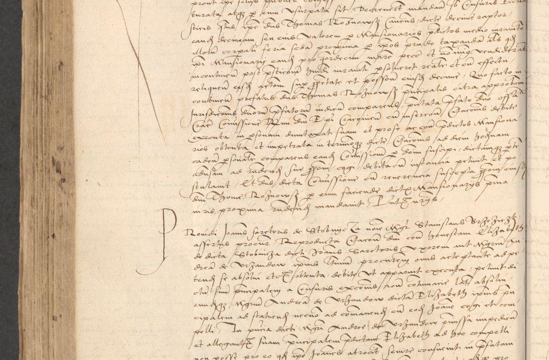 Zdjęcie nr 934 dla obiektu archiwalnego: INRI. Acta actorum, obligacionum et sentenciarum tam interlocutoriarum quam diffinitivarum coram reverendo patre ac egregio viro domino Jacobo Erciss[o]wski decretorum doctorem, canonico et officiali generali Cracoviensi ad annum Domini 1528, indicionem primam, pontificatus sanctissimi in Christo patris et domini domini Clementis divina probidendcia pape seprtimi, annum quintum, per Stanislaum de Mordi legalem consistorii notarium omine felici inchoantur