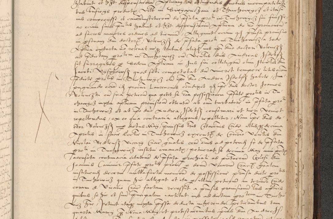 Zdjęcie nr 921 dla obiektu archiwalnego: INRI. Acta actorum, obligacionum et sentenciarum tam interlocutoriarum quam diffinitivarum coram reverendo patre ac egregio viro domino Jacobo Erciss[o]wski decretorum doctorem, canonico et officiali generali Cracoviensi ad annum Domini 1528, indicionem primam, pontificatus sanctissimi in Christo patris et domini domini Clementis divina probidendcia pape seprtimi, annum quintum, per Stanislaum de Mordi legalem consistorii notarium omine felici inchoantur