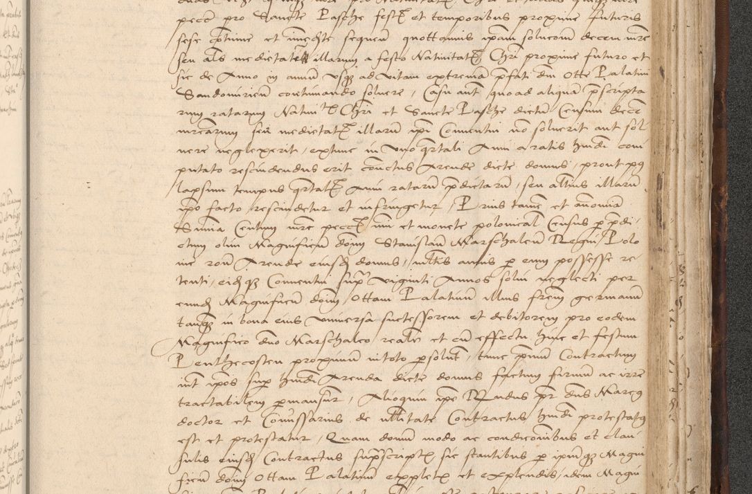Zdjęcie nr 905 dla obiektu archiwalnego: INRI. Acta actorum, obligacionum et sentenciarum tam interlocutoriarum quam diffinitivarum coram reverendo patre ac egregio viro domino Jacobo Erciss[o]wski decretorum doctorem, canonico et officiali generali Cracoviensi ad annum Domini 1528, indicionem primam, pontificatus sanctissimi in Christo patris et domini domini Clementis divina probidendcia pape seprtimi, annum quintum, per Stanislaum de Mordi legalem consistorii notarium omine felici inchoantur