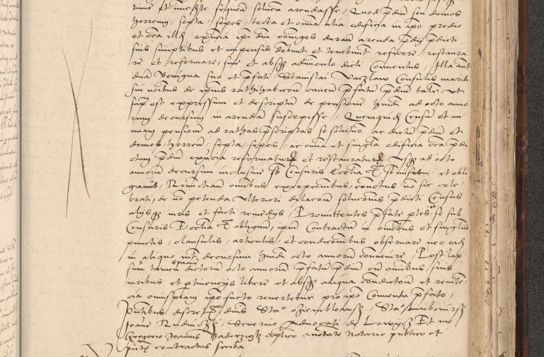 Zdjęcie nr 901 dla obiektu archiwalnego: INRI. Acta actorum, obligacionum et sentenciarum tam interlocutoriarum quam diffinitivarum coram reverendo patre ac egregio viro domino Jacobo Erciss[o]wski decretorum doctorem, canonico et officiali generali Cracoviensi ad annum Domini 1528, indicionem primam, pontificatus sanctissimi in Christo patris et domini domini Clementis divina probidendcia pape seprtimi, annum quintum, per Stanislaum de Mordi legalem consistorii notarium omine felici inchoantur