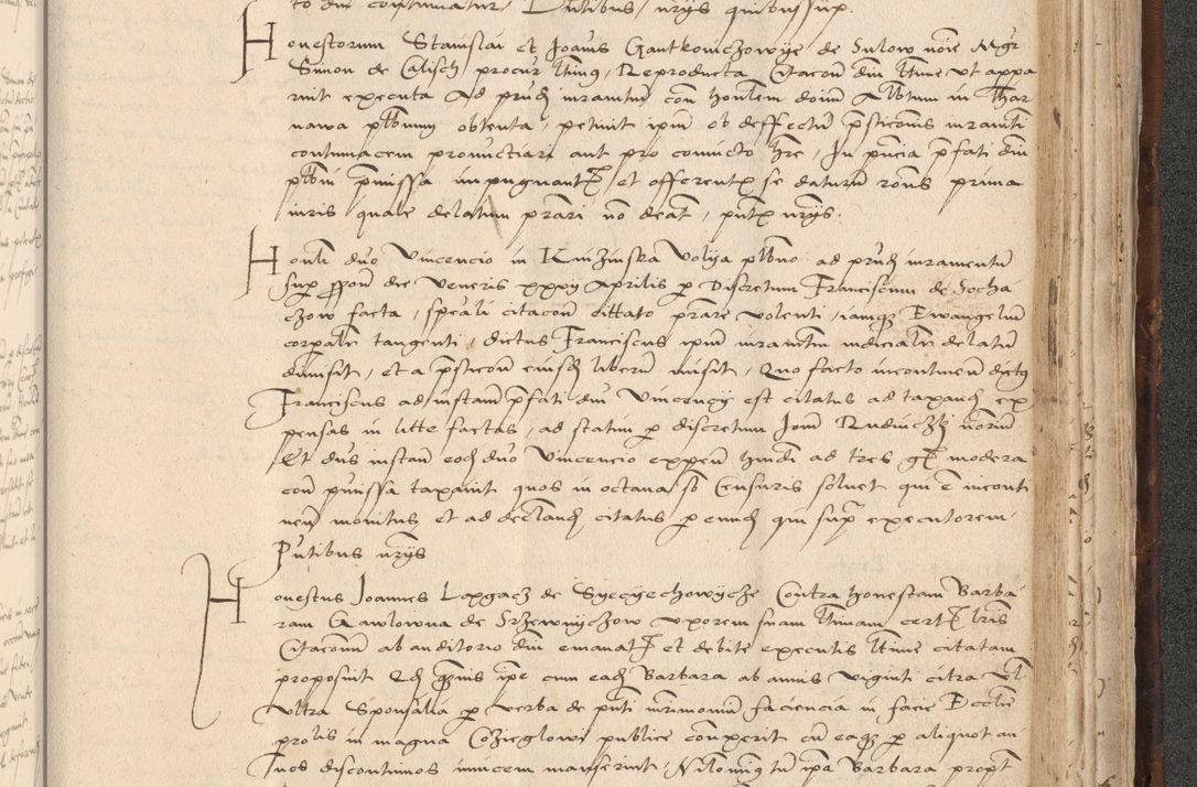 Zdjęcie nr 899 dla obiektu archiwalnego: INRI. Acta actorum, obligacionum et sentenciarum tam interlocutoriarum quam diffinitivarum coram reverendo patre ac egregio viro domino Jacobo Erciss[o]wski decretorum doctorem, canonico et officiali generali Cracoviensi ad annum Domini 1528, indicionem primam, pontificatus sanctissimi in Christo patris et domini domini Clementis divina probidendcia pape seprtimi, annum quintum, per Stanislaum de Mordi legalem consistorii notarium omine felici inchoantur
